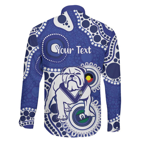 Bulldogs NAIDOC Week 2026 Personalised Family Matching Off The Shoulder Long Sleeve Dress and Hawaiian Shirt 50 Years of Deadly Aboriginal Art