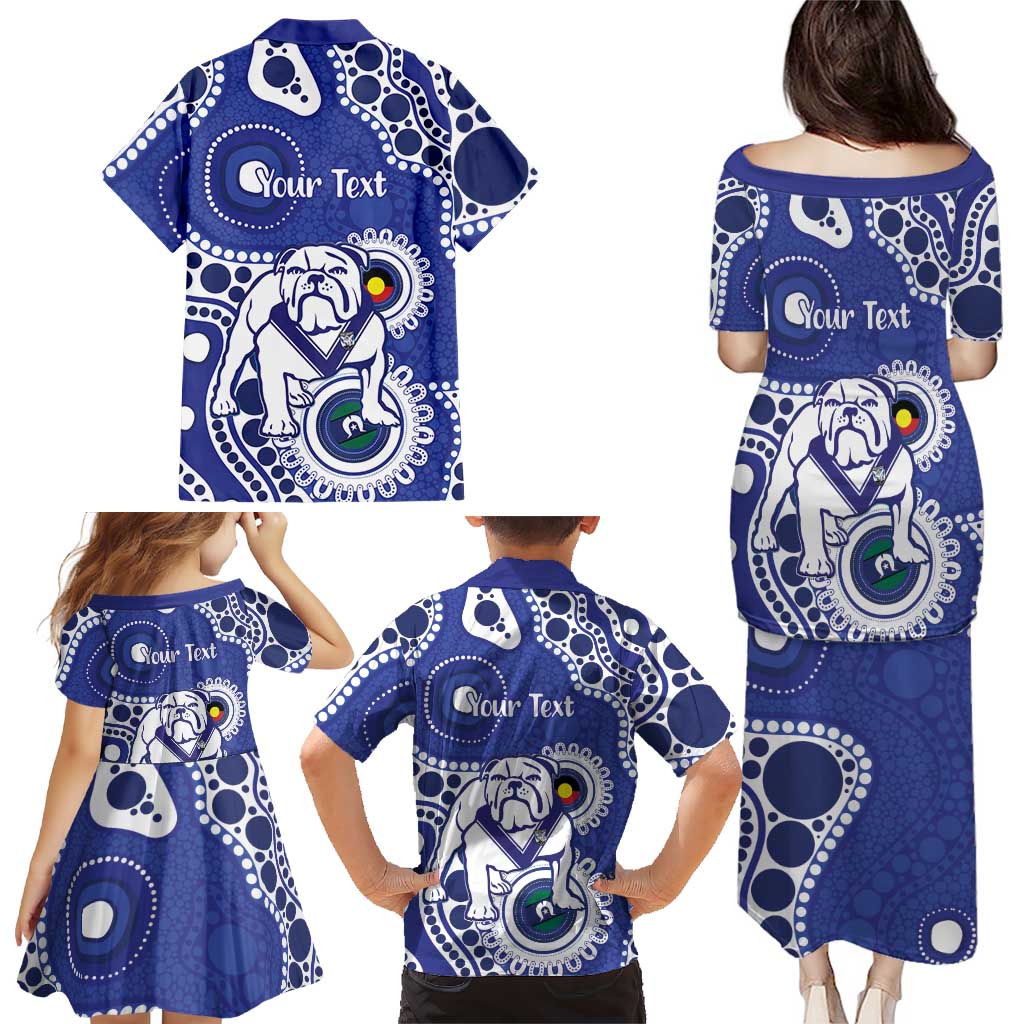 Bulldogs NAIDOC Week 2026 Personalised Family Matching Puletasi and Hawaiian Shirt 50 Years of Deadly Aboriginal Art