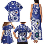 Bulldogs NAIDOC Week 2026 Personalised Family Matching Tank Maxi Dress and Hawaiian Shirt 50 Years of Deadly Aboriginal Art