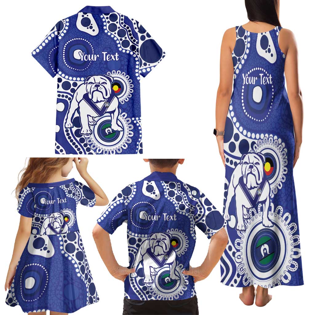 Bulldogs NAIDOC Week 2026 Personalised Family Matching Tank Maxi Dress and Hawaiian Shirt 50 Years of Deadly Aboriginal Art
