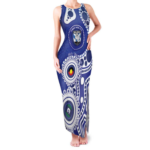 Bulldogs NAIDOC Week 2026 Personalised Family Matching Tank Maxi Dress and Hawaiian Shirt 50 Years of Deadly Aboriginal Art
