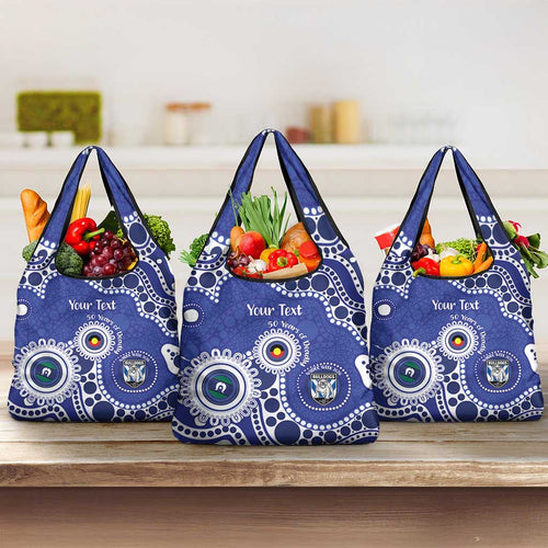 Bulldogs NAIDOC Week 2026 Personalised Grocery Bag 50 Years of Deadly Aboriginal Art