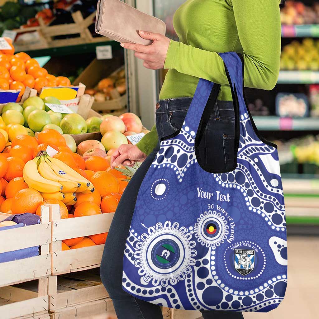 Bulldogs NAIDOC Week 2026 Personalised Grocery Bag 50 Years of Deadly Aboriginal Art