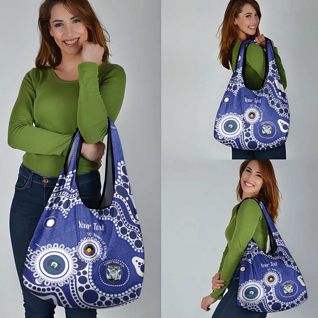 Bulldogs NAIDOC Week 2026 Personalised Grocery Bag 50 Years of Deadly Aboriginal Art