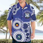 Bulldogs NAIDOC Week 2026 Personalised Hawaiian Shirt 50 Years of Deadly Aboriginal Art