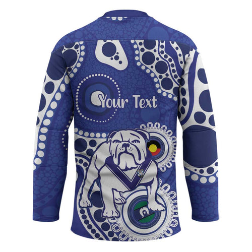 Bulldogs NAIDOC Week 2026 Personalised Hockey Jersey 50 Years of Deadly Aboriginal Art