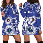 Bulldogs NAIDOC Week 2026 Personalised Hoodie Dress 50 Years of Deadly Aboriginal Art