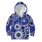 Bulldogs NAIDOC Week 2026 Personalised Kid Hoodie 50 Years of Deadly Aboriginal Art