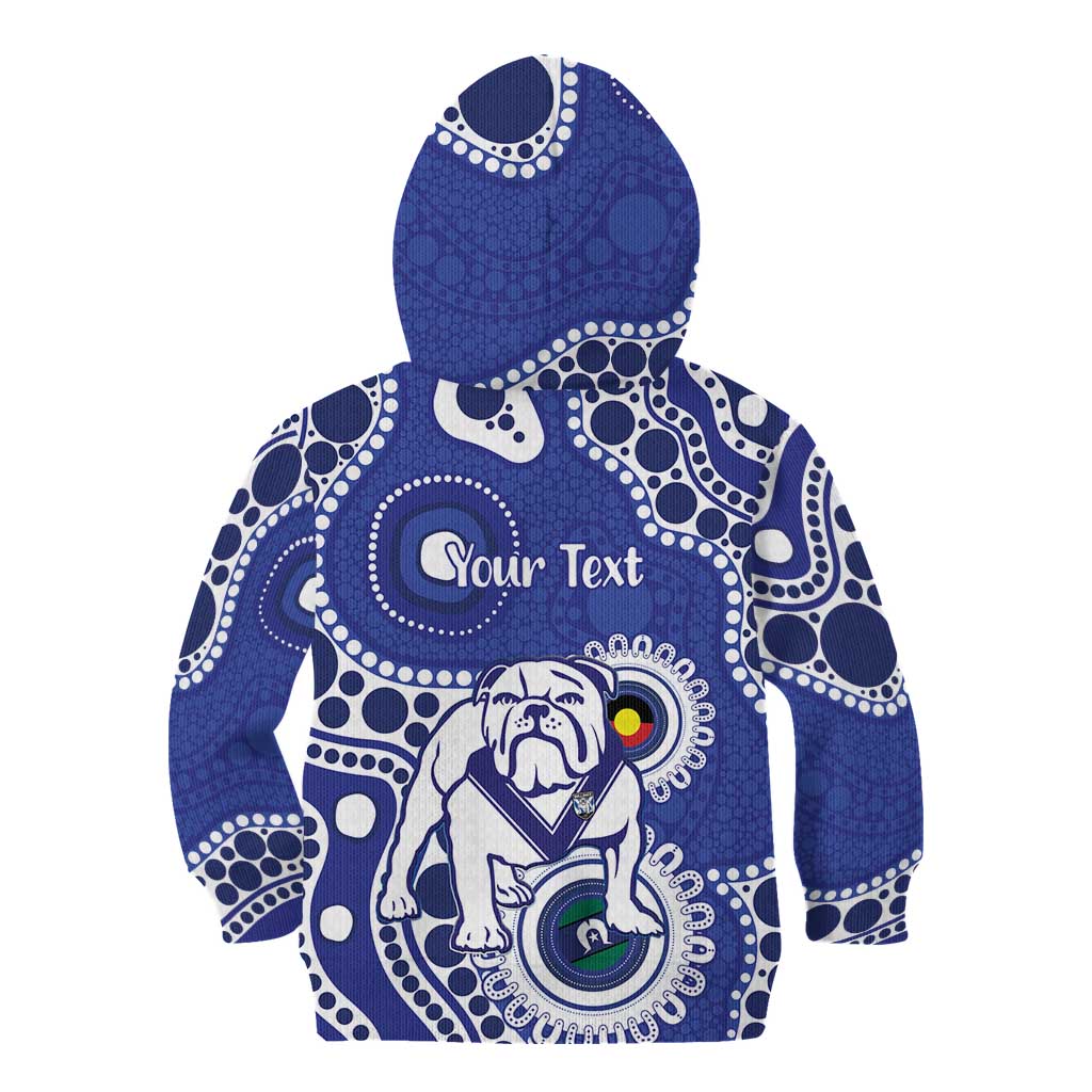 Bulldogs NAIDOC Week 2026 Personalised Kid Hoodie 50 Years of Deadly Aboriginal Art