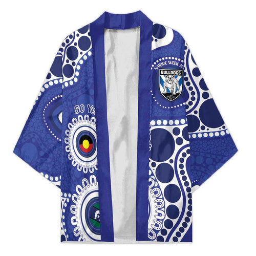 Bulldogs NAIDOC Week 2026 Personalised Kimono 50 Years of Deadly Aboriginal Art