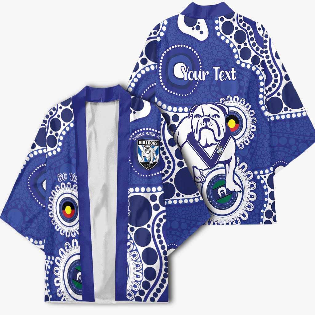 Bulldogs NAIDOC Week 2026 Personalised Kimono 50 Years of Deadly Aboriginal Art