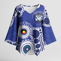 Bulldogs NAIDOC Week 2026 Personalised Kimono Sleeve Blouse 50 Years of Deadly Aboriginal Art