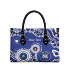 Bulldogs NAIDOC Week 2026 Personalised Leather Bag 50 Years of Deadly Aboriginal Art
