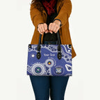 Bulldogs NAIDOC Week 2026 Personalised Leather Bag 50 Years of Deadly Aboriginal Art
