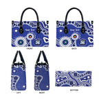 Bulldogs NAIDOC Week 2026 Personalised Leather Bag 50 Years of Deadly Aboriginal Art