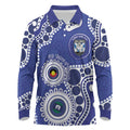 Bulldogs NAIDOC Week 2026 Personalised Long Sleeve Polo Shirt 50 Years of Deadly Aboriginal Art