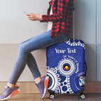 Bulldogs NAIDOC Week 2026 Personalised Luggage Cover 50 Years of Deadly Aboriginal Art