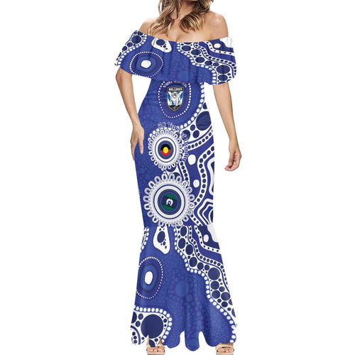 Bulldogs NAIDOC Week 2026 Personalised Mermaid Dress 50 Years of Deadly Aboriginal Art