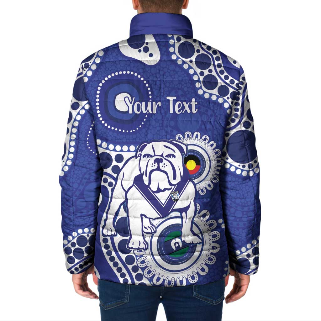 Bulldogs NAIDOC Week 2026 Personalised Padded Jacket 50 Years of Deadly Aboriginal Art