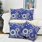 Bulldogs NAIDOC Week 2026 Personalised Pillow Cover 50 Years of Deadly Aboriginal Art