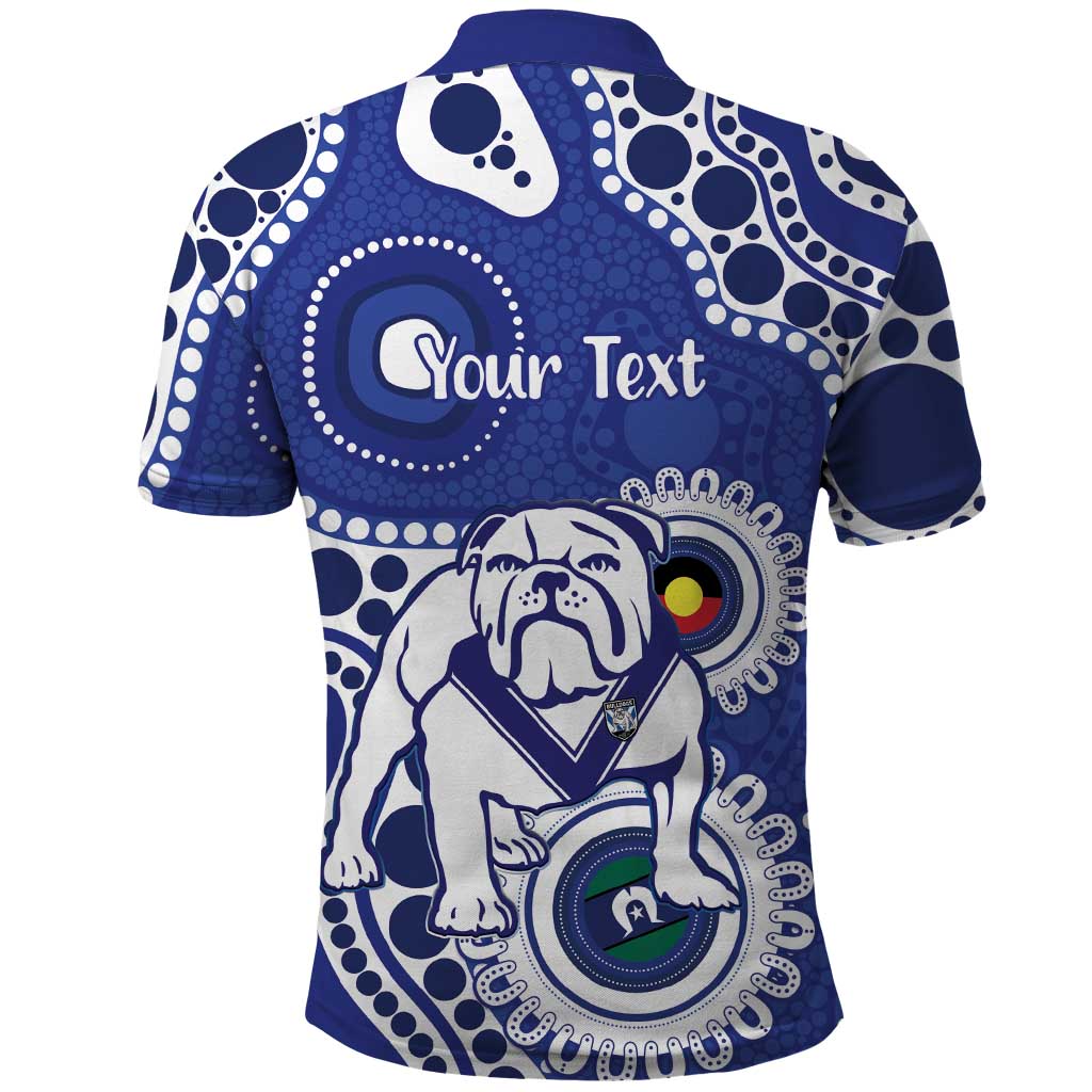 Bulldogs NAIDOC Week 2026 Personalised Polo Shirt 50 Years of Deadly Aboriginal Art