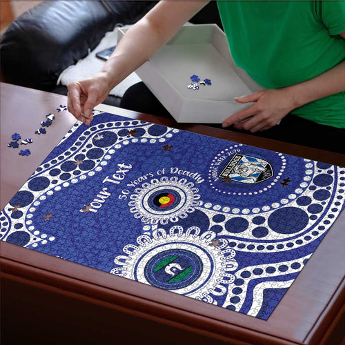 Bulldogs NAIDOC Week 2026 Personalised Puzzle 50 Years of Deadly Aboriginal Art