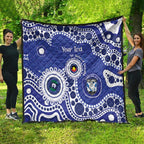 Bulldogs NAIDOC Week 2026 Personalised Quilt 50 Years of Deadly Aboriginal Art