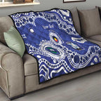 Bulldogs NAIDOC Week 2026 Personalised Quilt 50 Years of Deadly Aboriginal Art