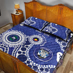 Bulldogs NAIDOC Week 2026 Personalised Quilt Bed Set 50 Years of Deadly Aboriginal Art
