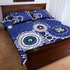 Bulldogs NAIDOC Week 2026 Personalised Quilt Bed Set 50 Years of Deadly Aboriginal Art