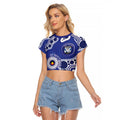 Bulldogs NAIDOC Week 2026 Personalised Raglan Cropped T Shirt 50 Years of Deadly Aboriginal Art