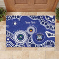 Bulldogs NAIDOC Week 2026 Personalised Rubber Doormat 50 Years of Deadly Aboriginal Art