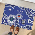 Bulldogs NAIDOC Week 2026 Personalised Rubber Doormat 50 Years of Deadly Aboriginal Art