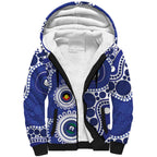 Bulldogs NAIDOC Week 2026 Personalised Sherpa Hoodie 50 Years of Deadly Aboriginal Art