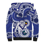 Bulldogs NAIDOC Week 2026 Personalised Sherpa Hoodie 50 Years of Deadly Aboriginal Art
