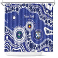 Bulldogs NAIDOC Week 2026 Personalised Shower Curtain 50 Years of Deadly Aboriginal Art