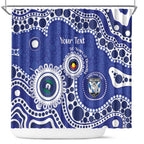 Bulldogs NAIDOC Week 2026 Personalised Shower Curtain 50 Years of Deadly Aboriginal Art