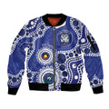Bulldogs NAIDOC Week 2026 Personalised Sleeve Zip Bomber Jacket 50 Years of Deadly Aboriginal Art
