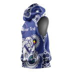 Bulldogs NAIDOC Week 2026 Personalised Sleeveless Hoodie 50 Years of Deadly Aboriginal Art