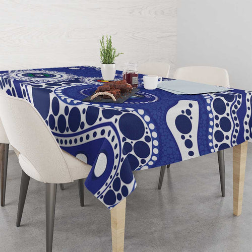 Bulldogs NAIDOC Week 2026 Personalised Tablecloth 50 Years of Deadly Aboriginal Art