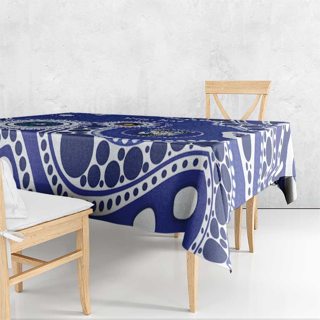 Bulldogs NAIDOC Week 2026 Personalised Tablecloth 50 Years of Deadly Aboriginal Art