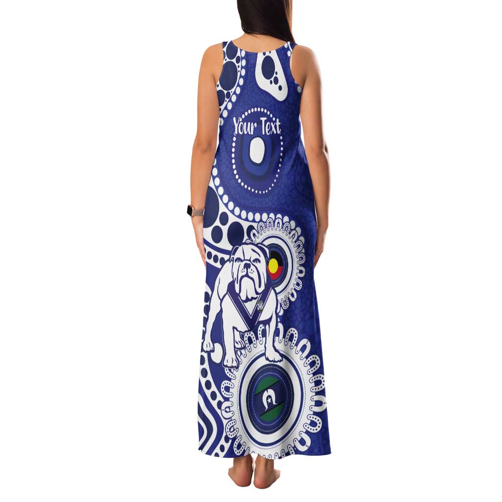 Bulldogs NAIDOC Week 2026 Personalised Tank Maxi Dress 50 Years of Deadly Aboriginal Art