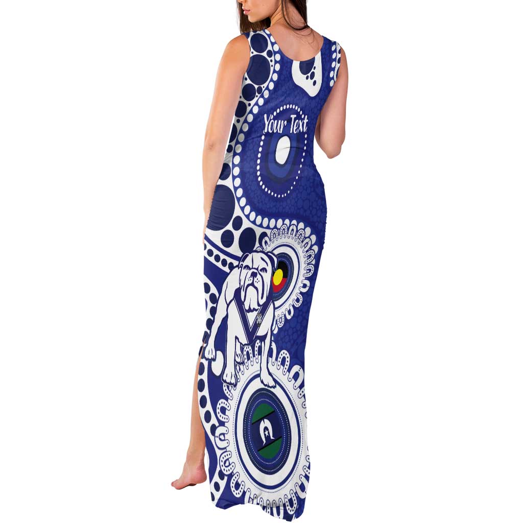 Bulldogs NAIDOC Week 2026 Personalised Tank Maxi Dress 50 Years of Deadly Aboriginal Art
