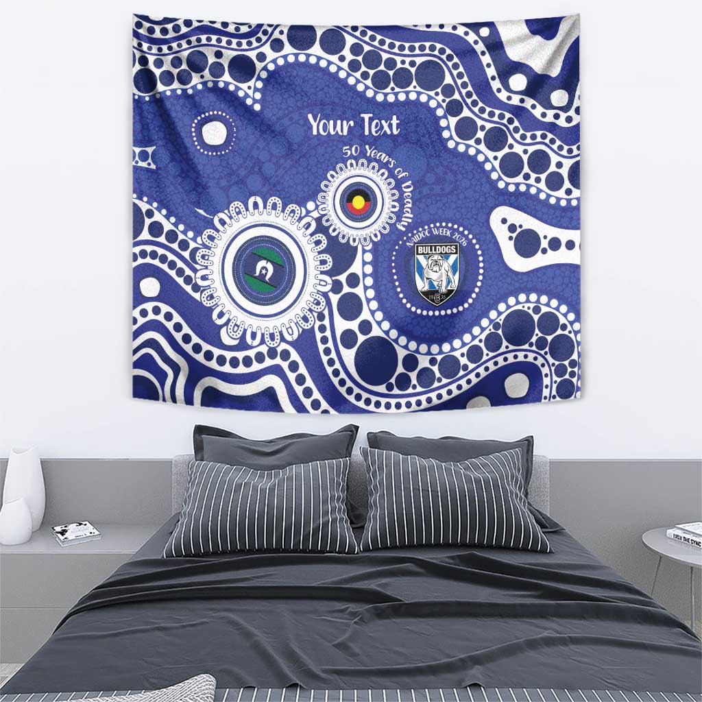 Bulldogs NAIDOC Week 2026 Personalised Tapestry 50 Years of Deadly Aboriginal Art