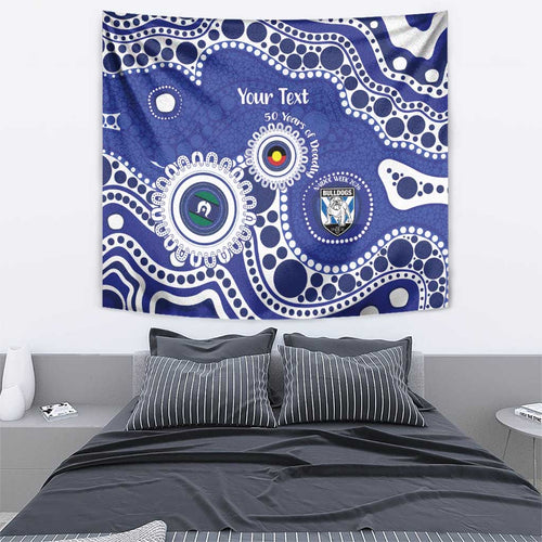 Bulldogs NAIDOC Week 2026 Personalised Tapestry 50 Years of Deadly Aboriginal Art