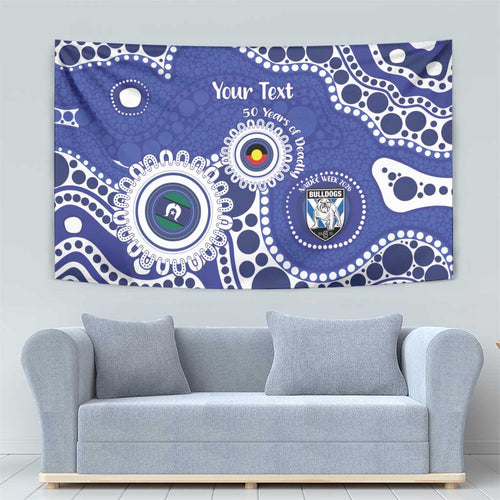Bulldogs NAIDOC Week 2026 Personalised Tapestry 50 Years of Deadly Aboriginal Art