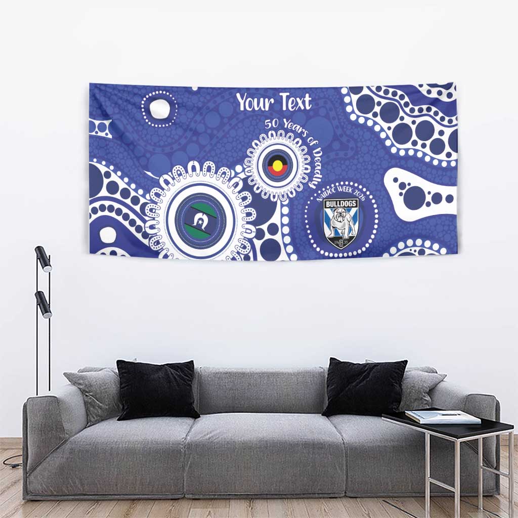 Bulldogs NAIDOC Week 2026 Personalised Tapestry 50 Years of Deadly Aboriginal Art