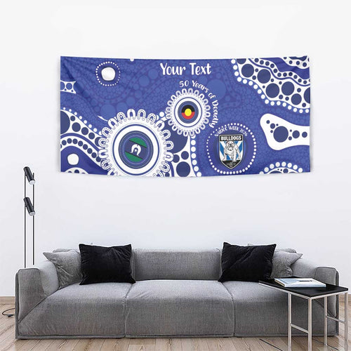 Bulldogs NAIDOC Week 2026 Personalised Tapestry 50 Years of Deadly Aboriginal Art