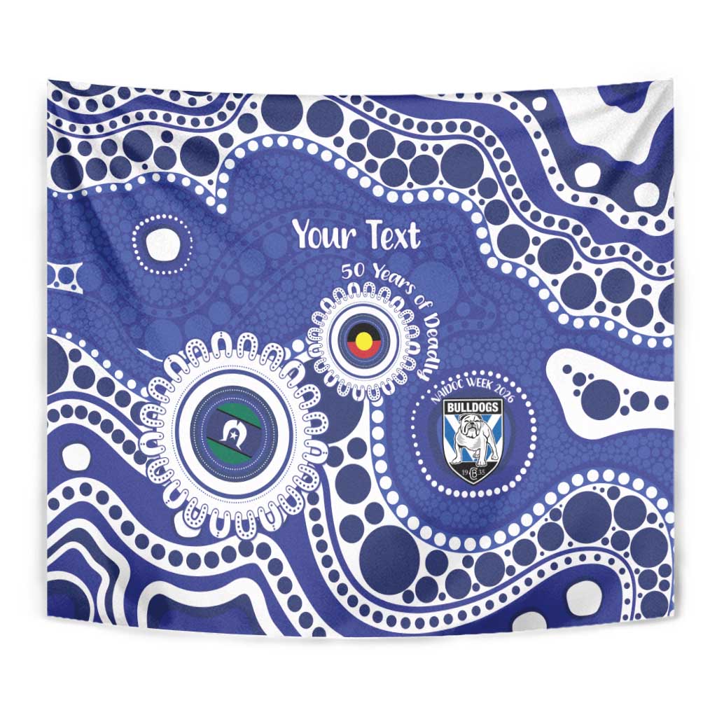 Bulldogs NAIDOC Week 2026 Personalised Tapestry 50 Years of Deadly Aboriginal Art