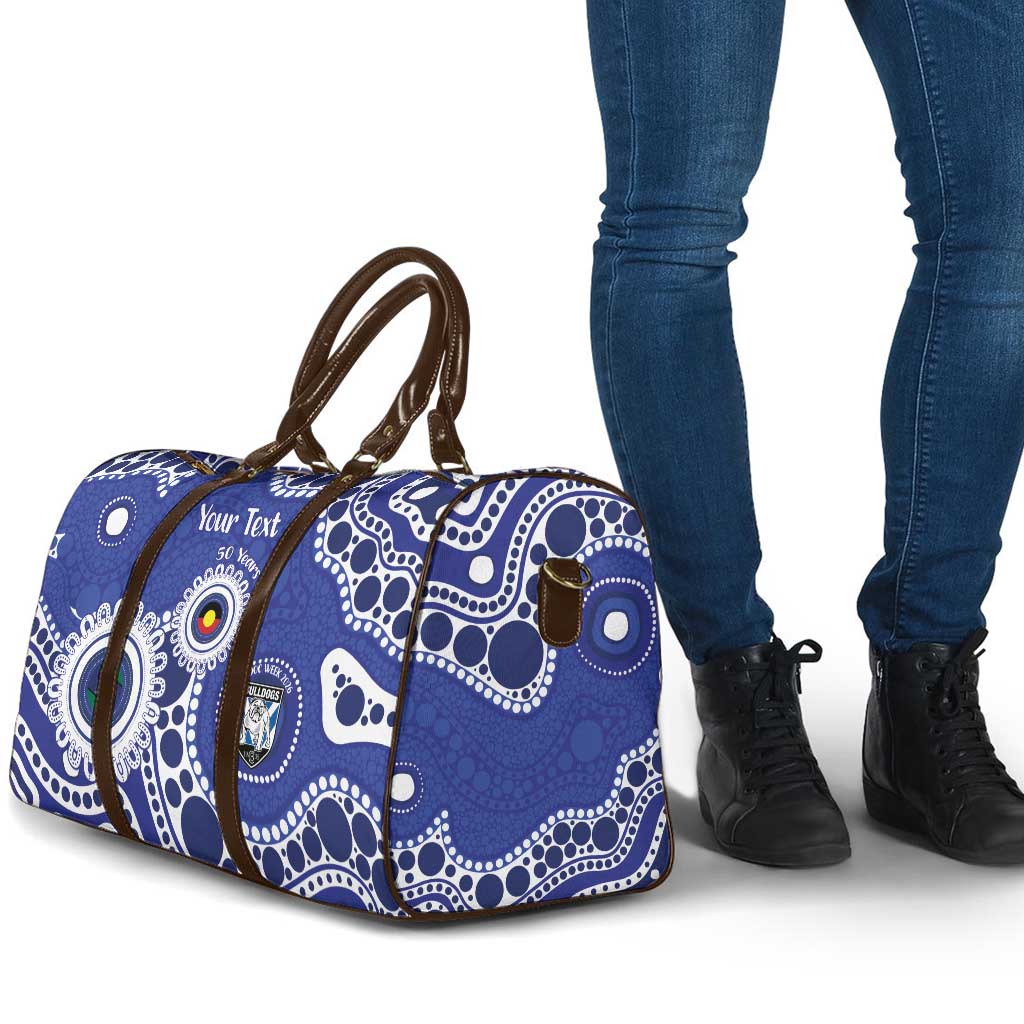 Bulldogs NAIDOC Week 2026 Personalised Travel Bag 50 Years of Deadly Aboriginal Art
